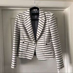 Zara Striped Blazer - M